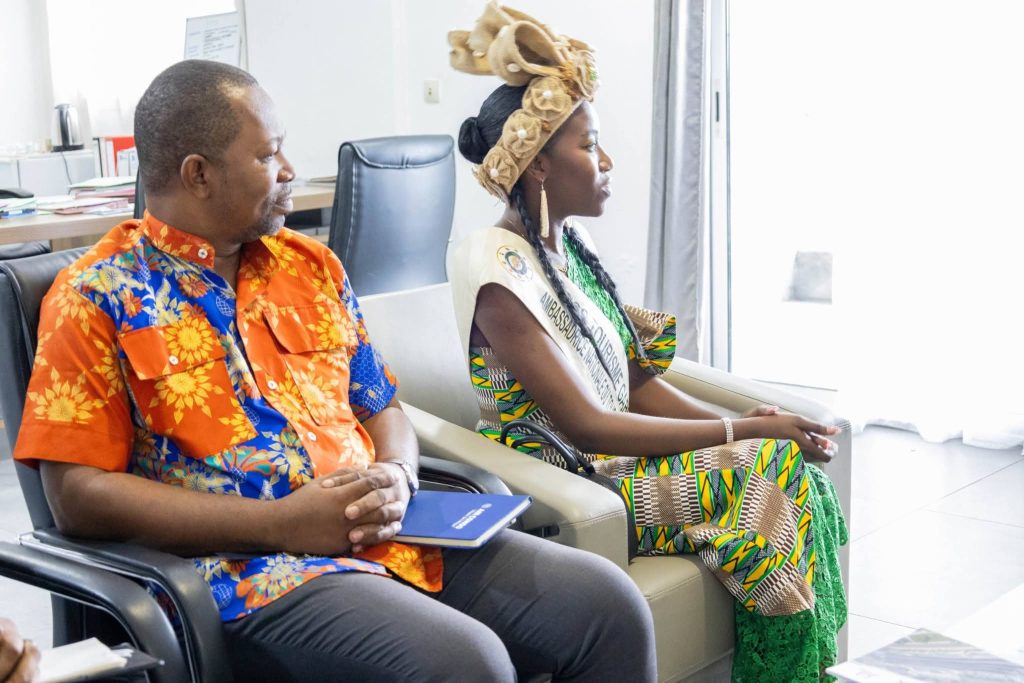 M le Directeur Général reçoit Miss Tourisme Gabon 2026