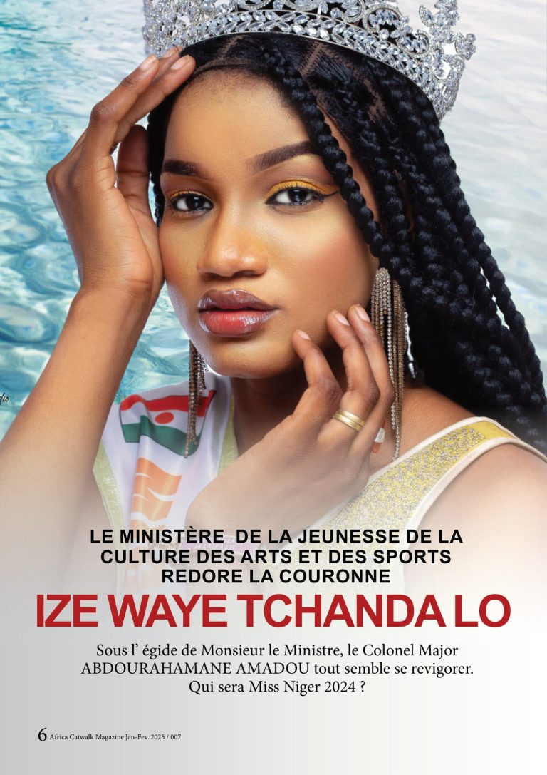 Première page de Ize waye tchanda lo — Le linistere des arts de la culture et des sports redore la couronne