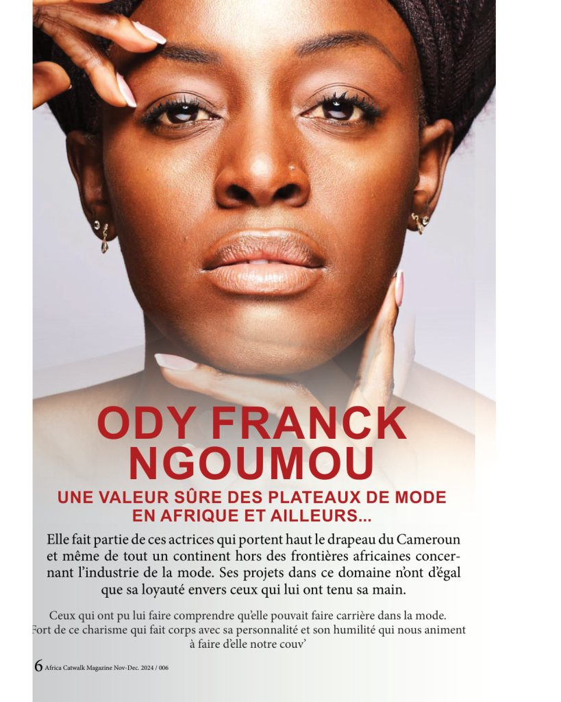 Ody franck — Une valeur sûre des plateaux de mode en afrique et ailleurs…