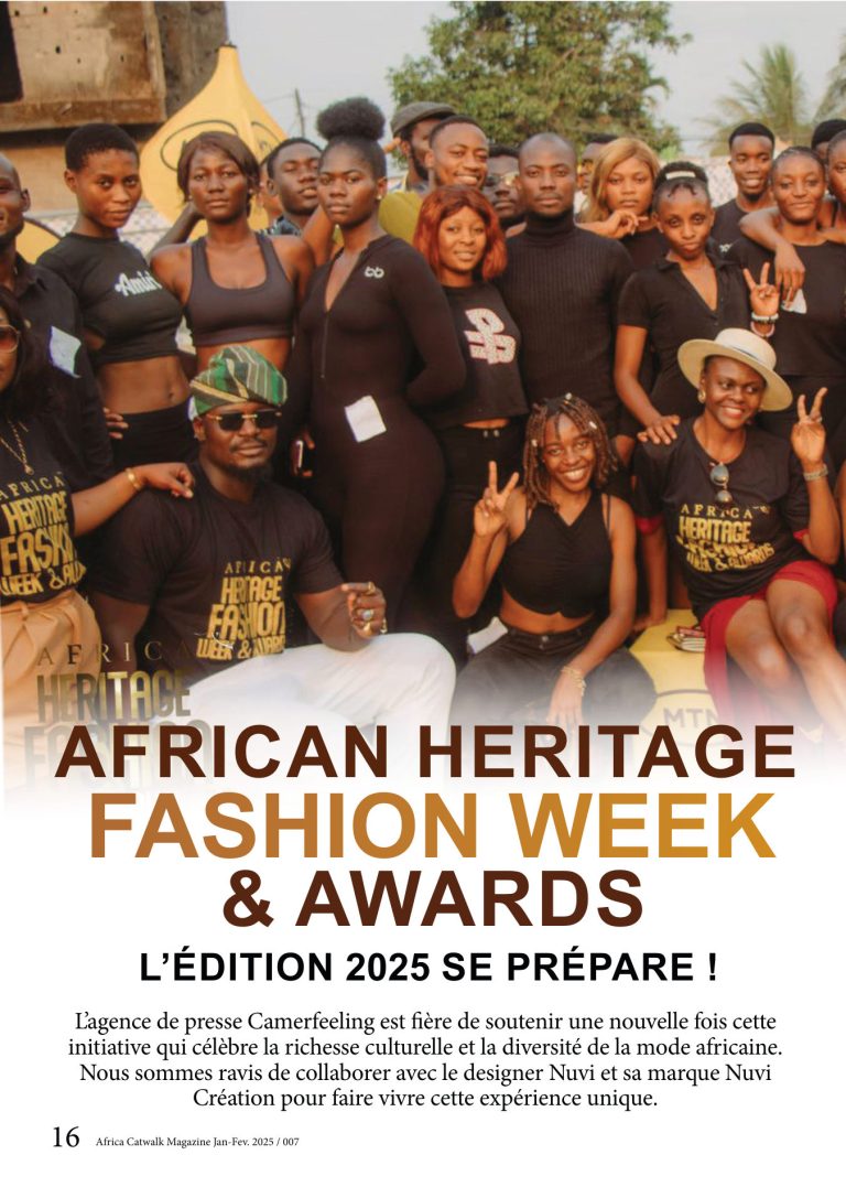Première page de African héritage fashion — And awards du 08 au 11 mai à buea