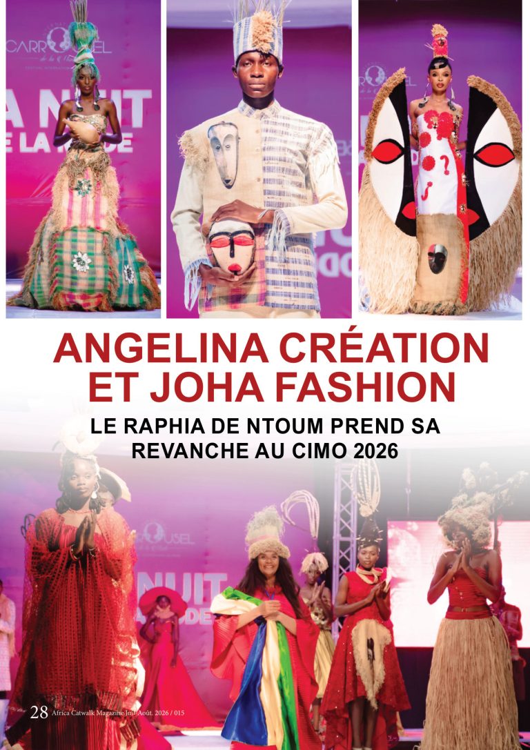 Première page de Angelina creation — Et joha fashion la raphia de ntoum prend sa revanche au CIMO 2026